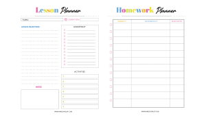 Free Printable Homeschool Planner - Stay On Track This Year