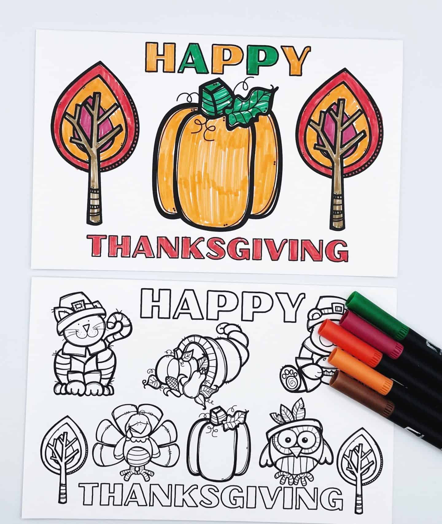 6 Free Printable Coloring Thanksgiving Cards For Kids 6-free-printable-coloring-thanksgiving-cards-for-kids