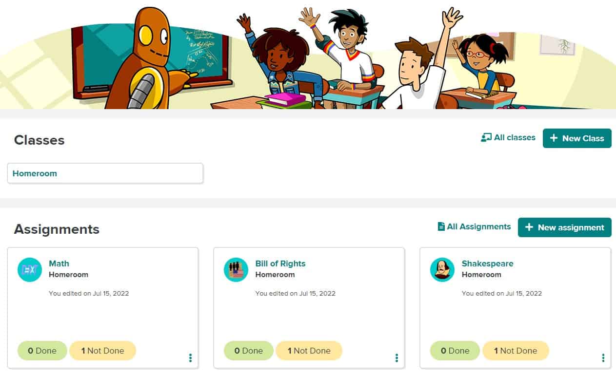 brainpop dashboard