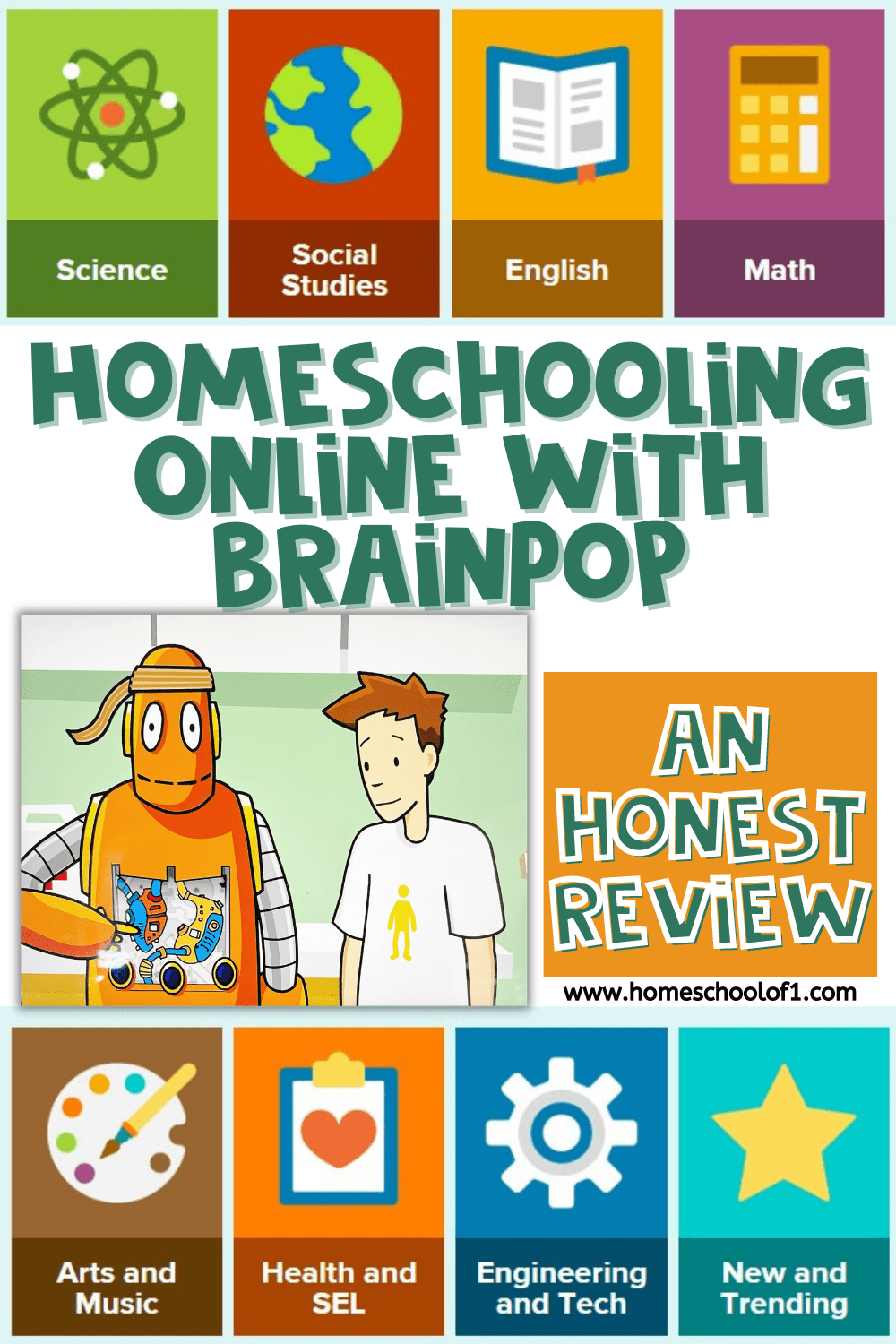 Homeschooling online with Brainpop - An honest review