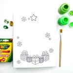 christmas tree handprint template free printable