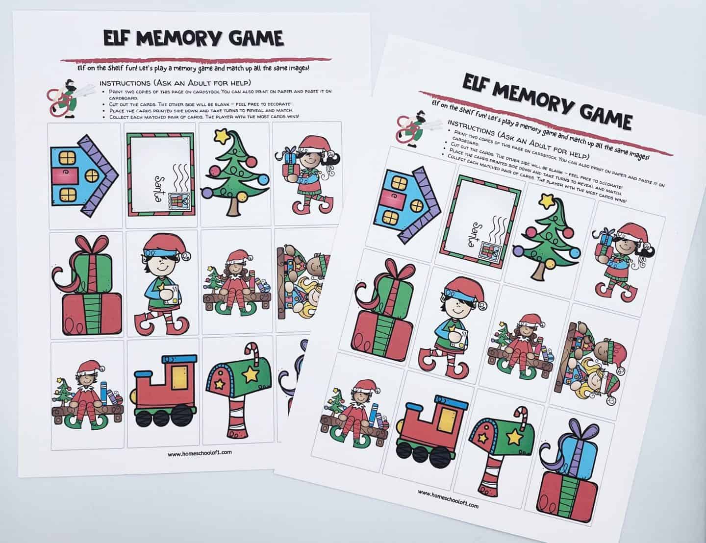 elf memory game