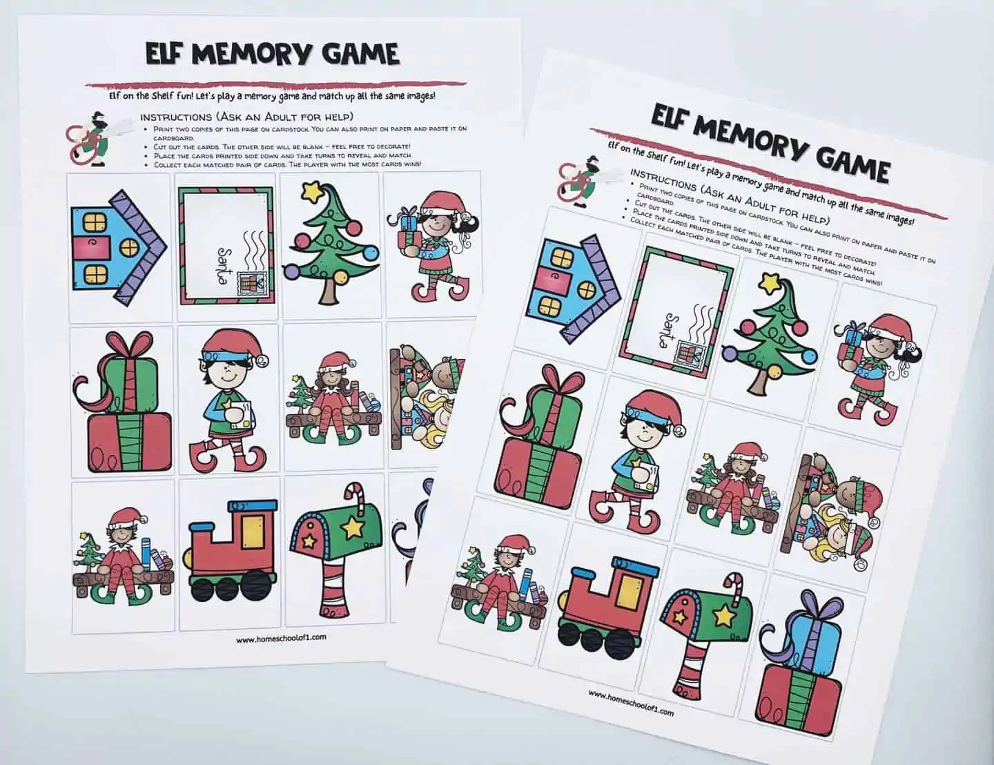 elf memory game