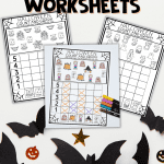 free Halloween count and graph worksheets