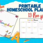 free printable homeschool planner