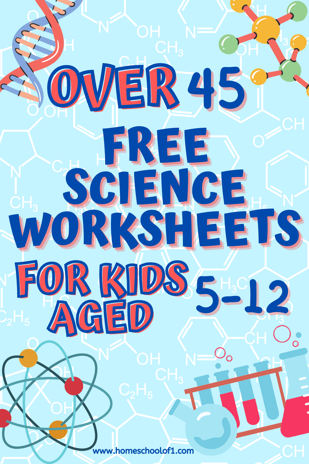 Over 45 free science worksheets for elementary students