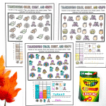 free thanksgiving graph worksheet