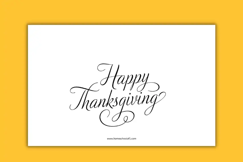 happy thanksgiving