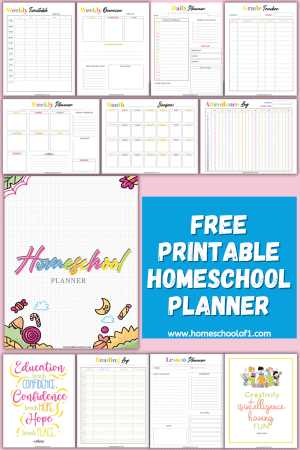 Free Printable Homeschool Planner - Stay On Track This Year