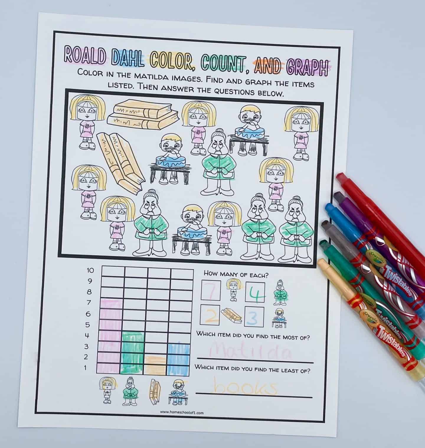 matilda maths worksheets