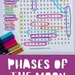 phases of the moon word search
