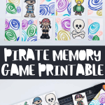 pirate memory game printable