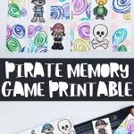 Free Pirate Memory Game Printable