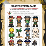 pirate memory game printable