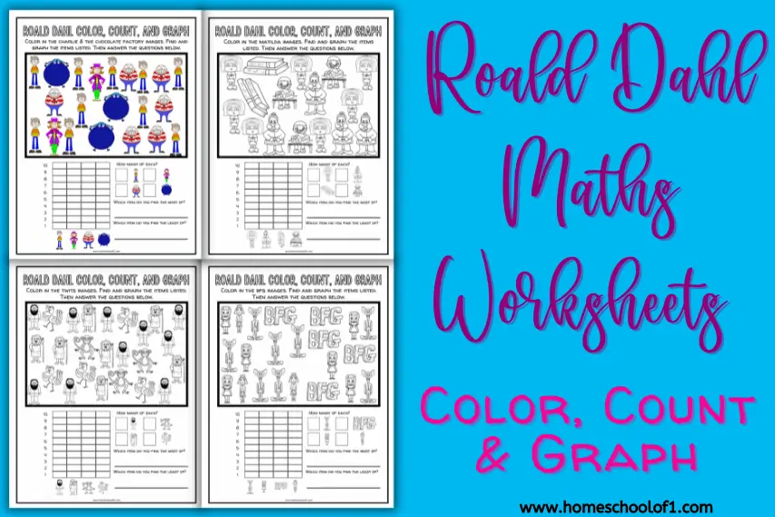 Free Roald Dahl Maths Worksheets for KS1