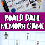 roald dahl memory game printable