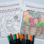 thanksgiving color by number