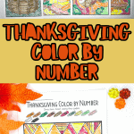 thanksgiving color by number