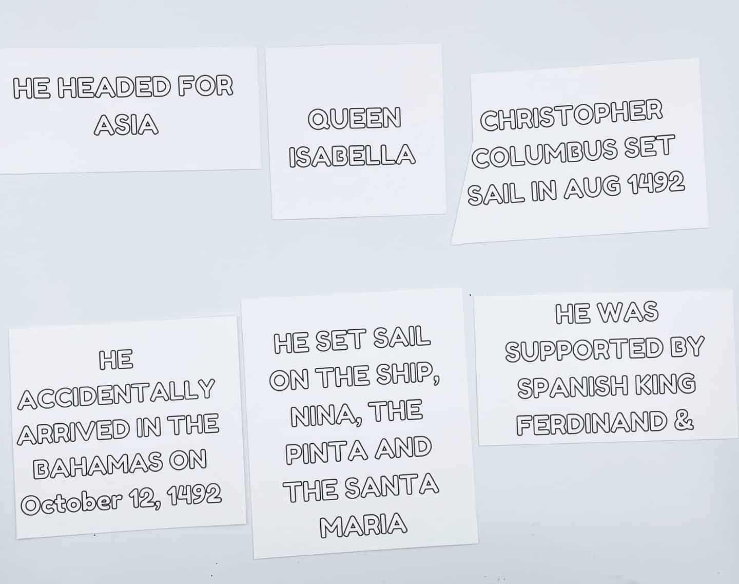 Columbus timeline