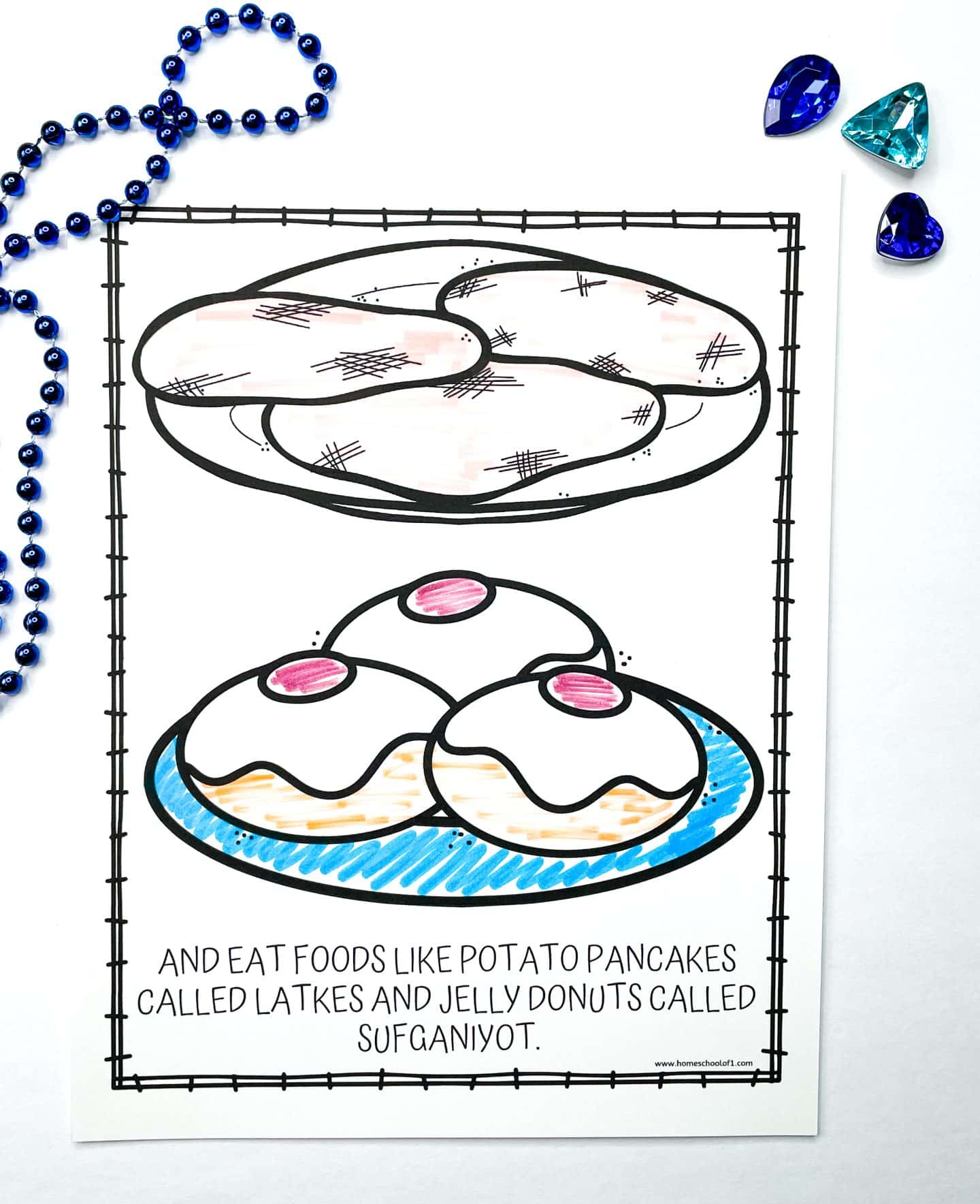 FREE HANUKKAH COLORING SHEETS
