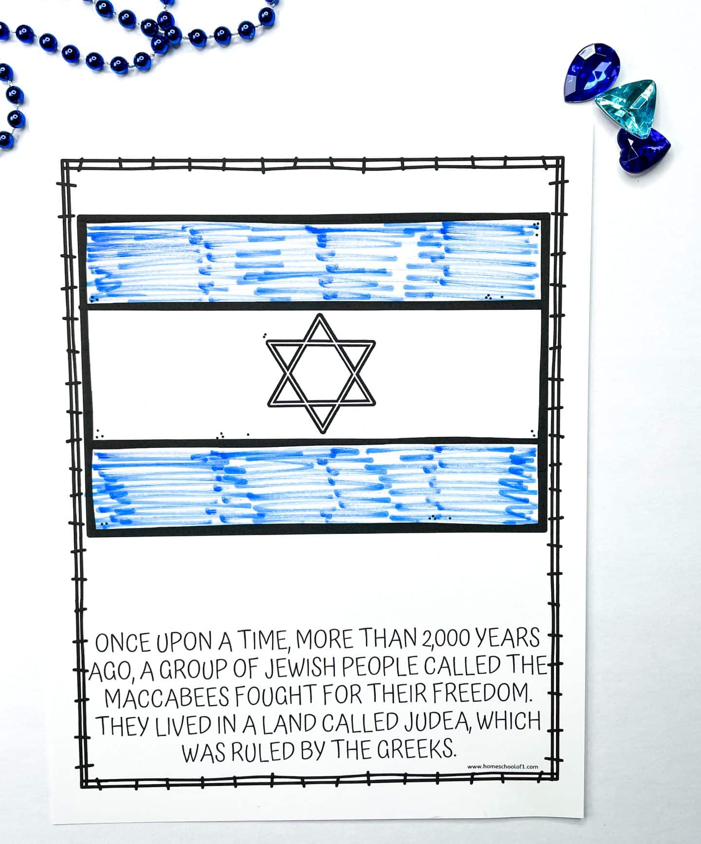 HANUKKAH COLORING PAGES FREE