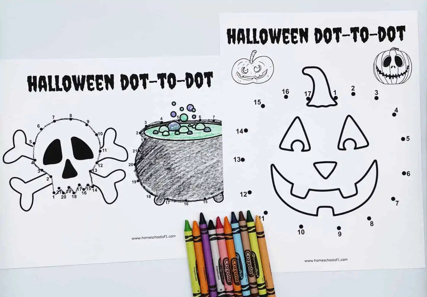 Halloween dot to dot