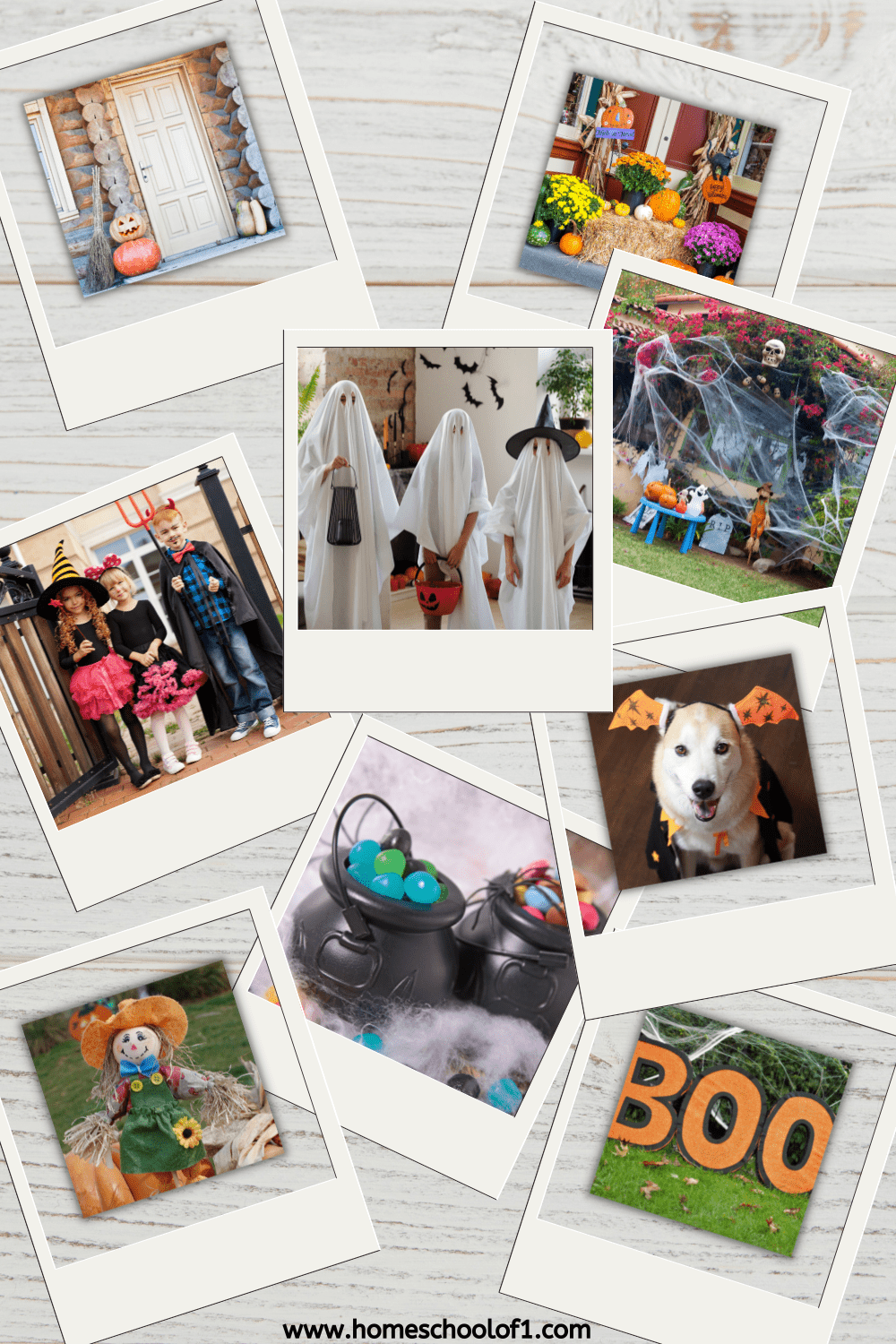 Halloween photos for scavenger hunt