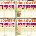 Halloween scattergories