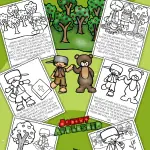 JOHNNY APPLESEED COLORING WORKSHEETS