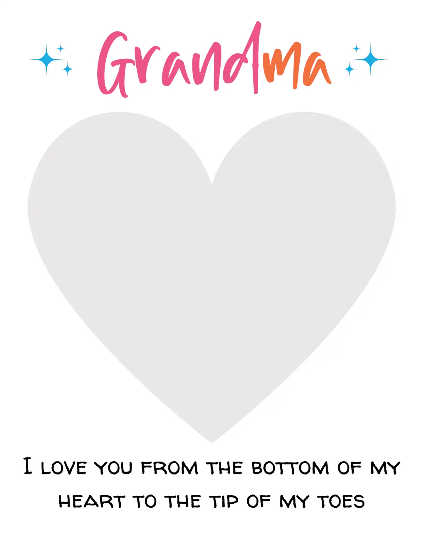 mothers day handprint template