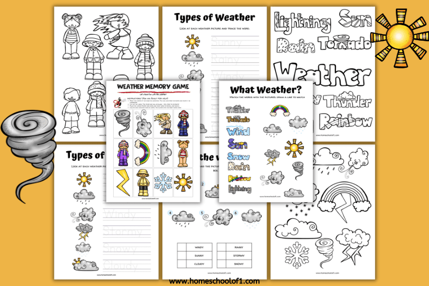 Preschool Weather Worksheets