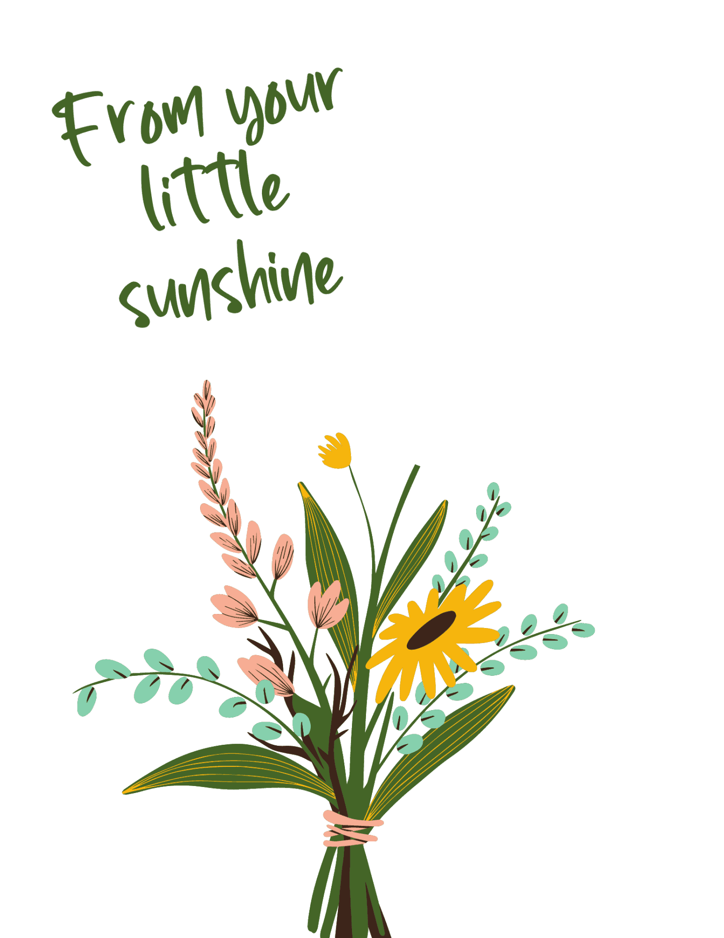flower handprint