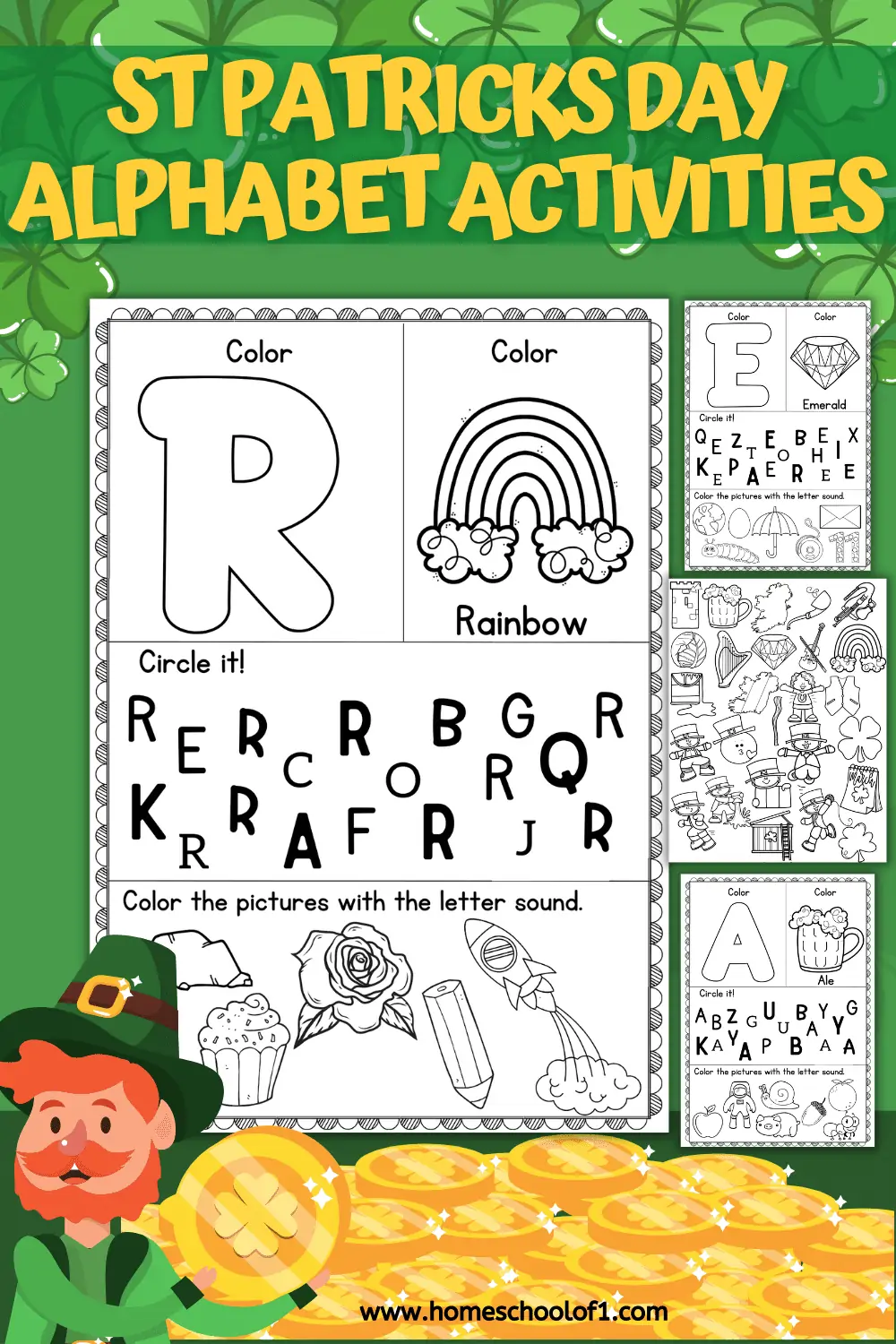 St Patricks Day alphabet activities