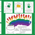St patricks handprints