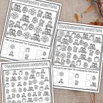 THANKSGIVING COUNTING WORKSHEETS