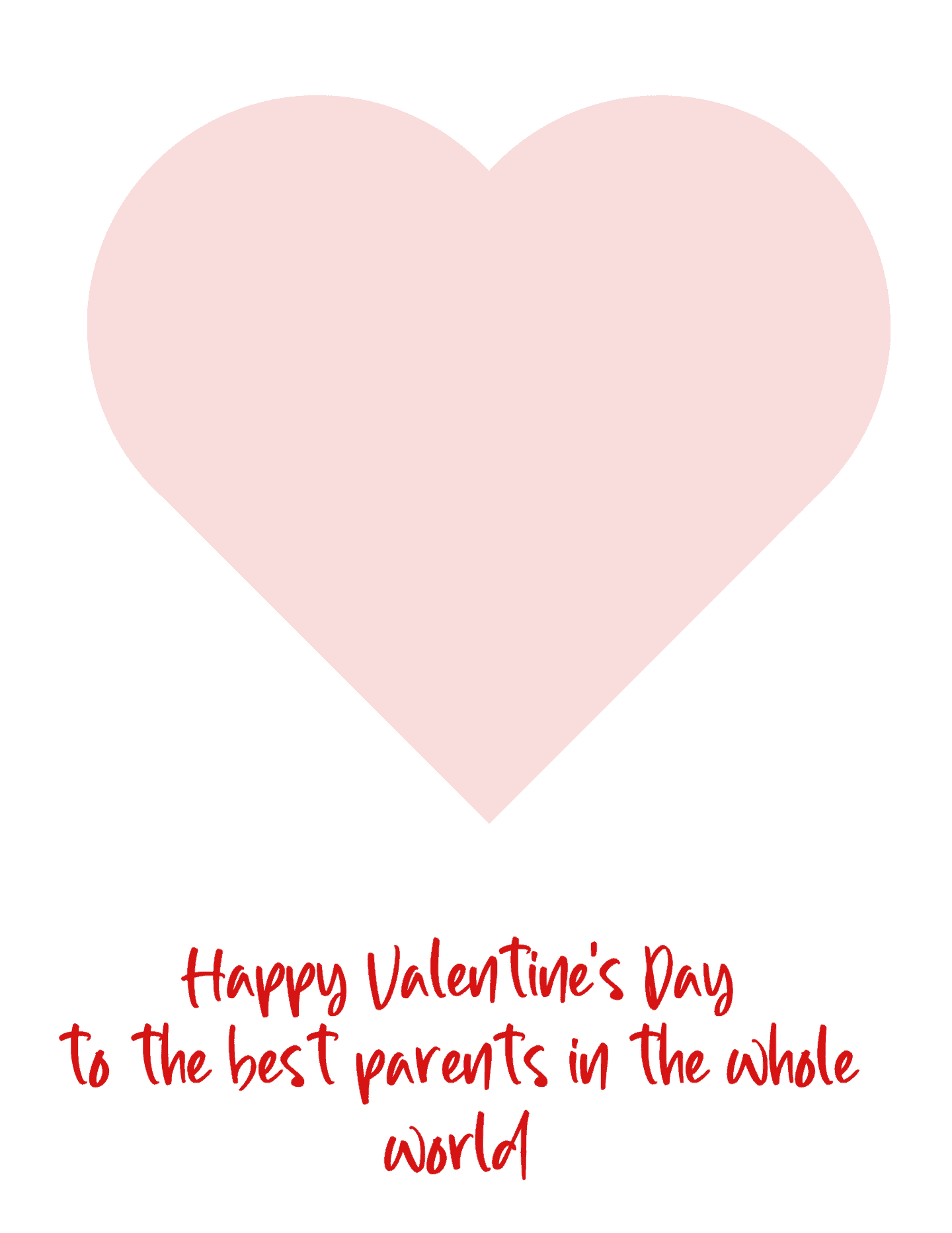Valentines Day handprint