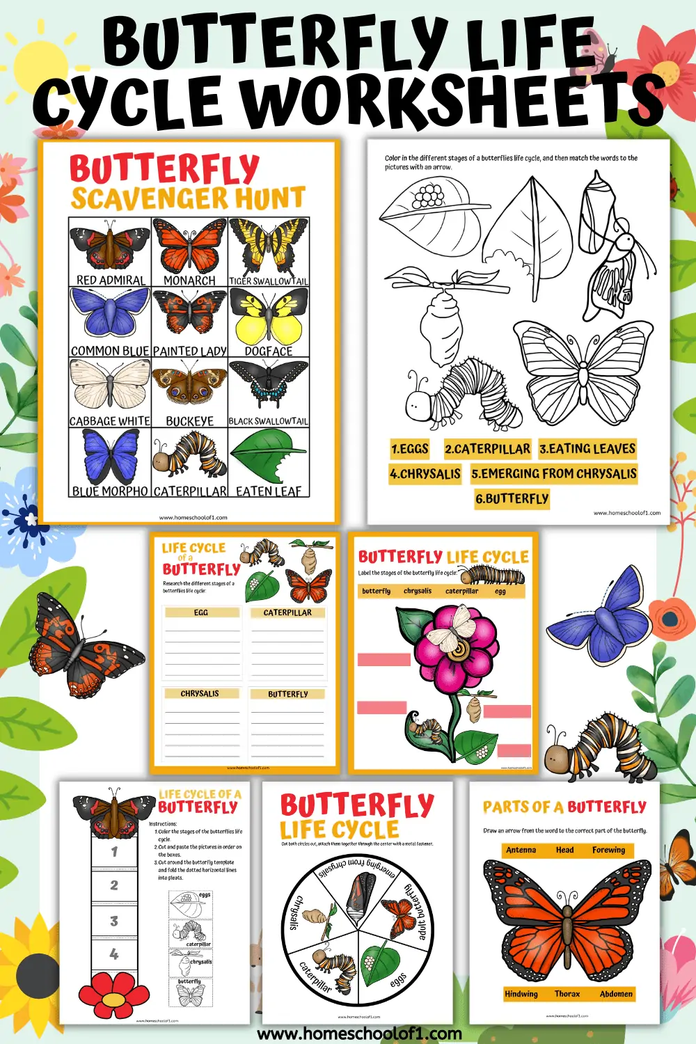 Life Cycle Of A Butterfly Worksheets 7 Free Printables life-cycle-of-a-butterfly-worksheets-7-free-printables