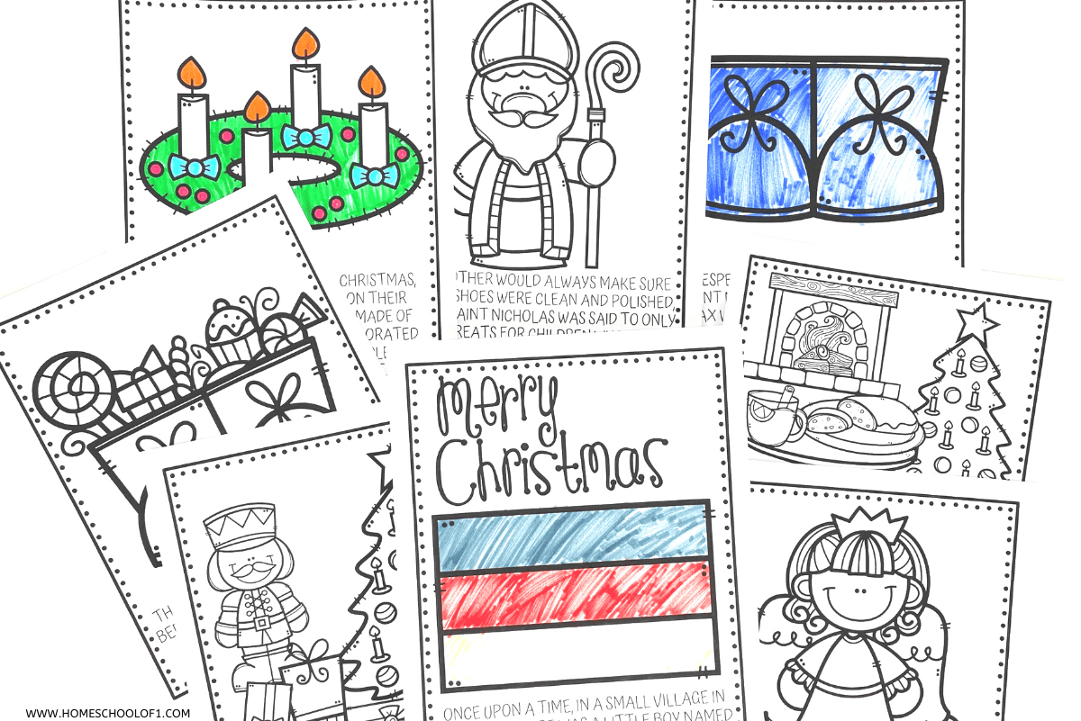 christmas in germany coloring
