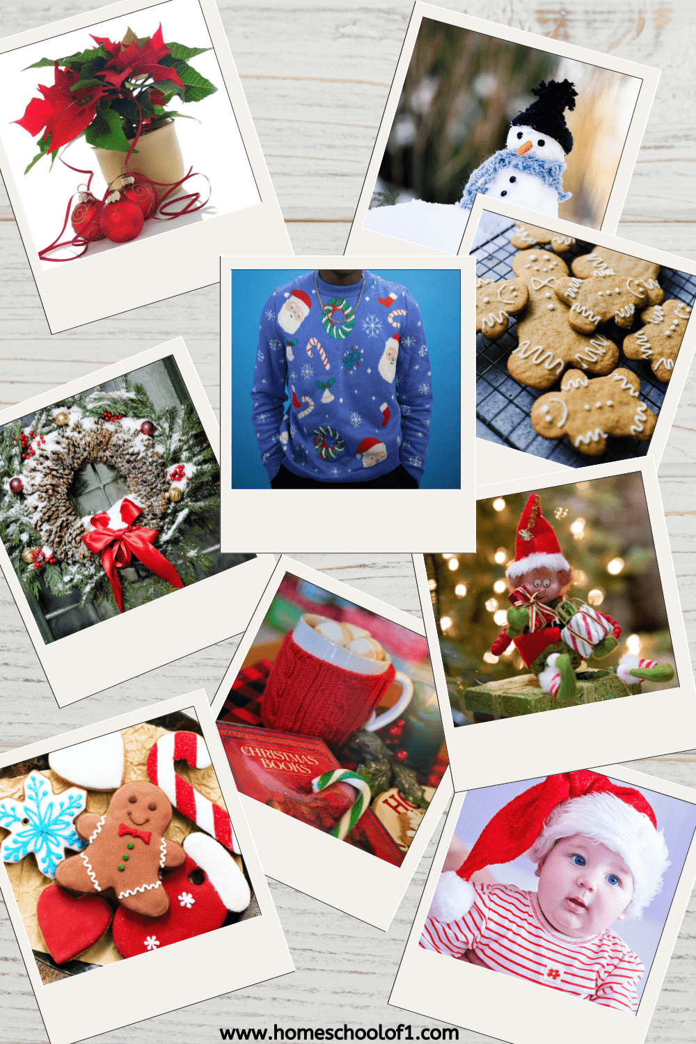 christmas photo scavenger hunt photos