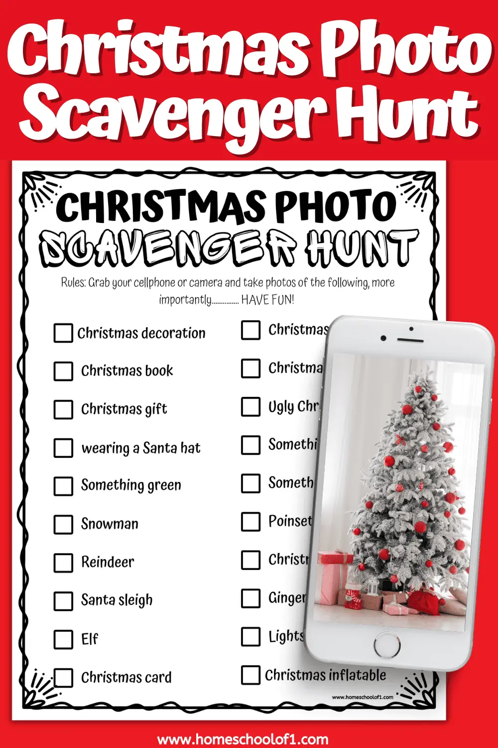 christmas scavenger hunt for teens