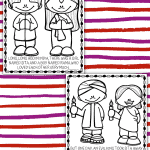 diwali story coloring page
