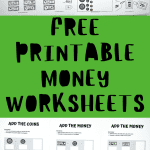free printable money worksheets