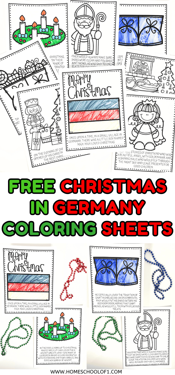 Free Christmas in Germany Coloring Pages For Kids