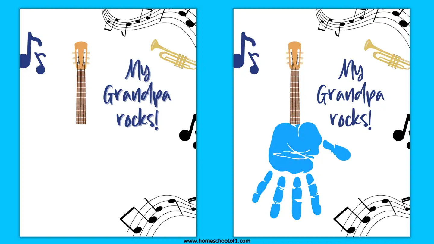 grandpa handprint craft