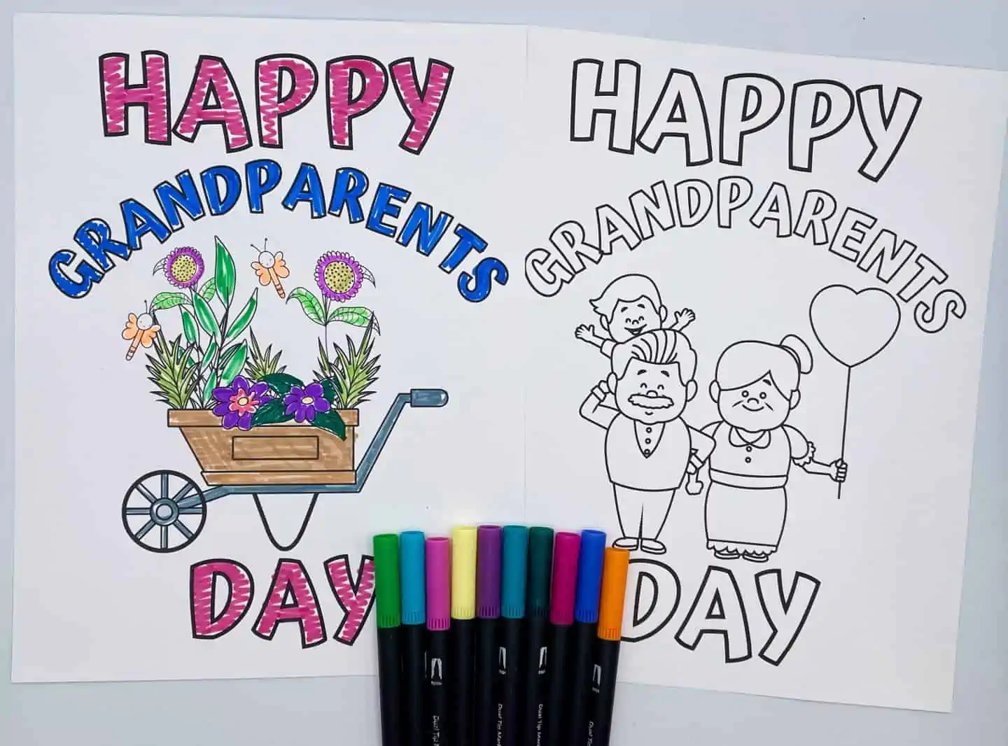 grandparents day coloring page