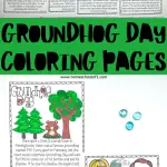groundhog day coloring pages