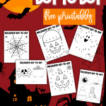 halloween dot to dot printables