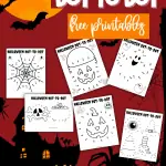 6 Free Halloween Dot to Dot Printables