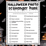 halloween photo scavenger hunt printable