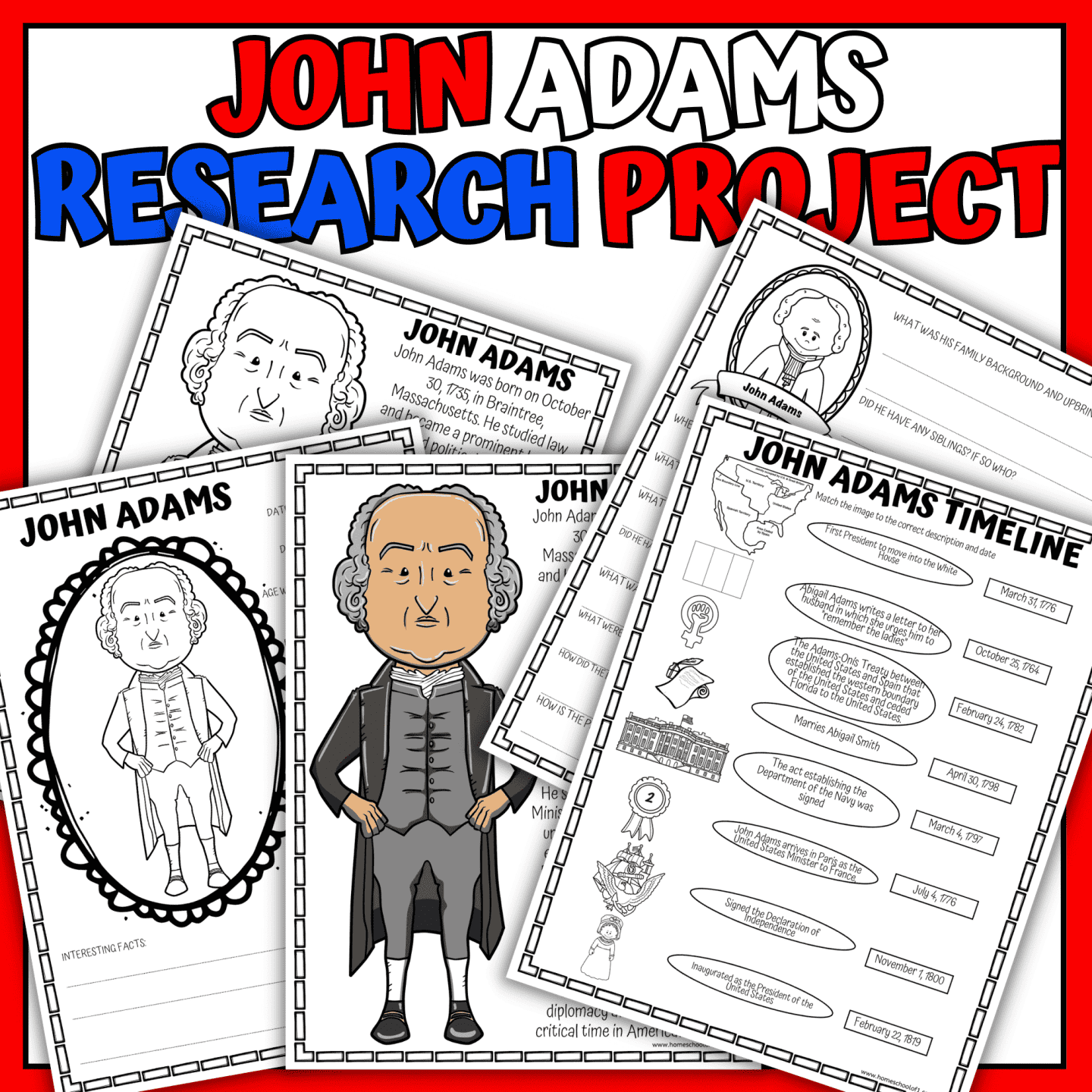 john adams unit study